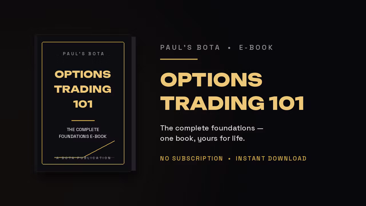 Options Trading 101: The Complete Foundations E-Book