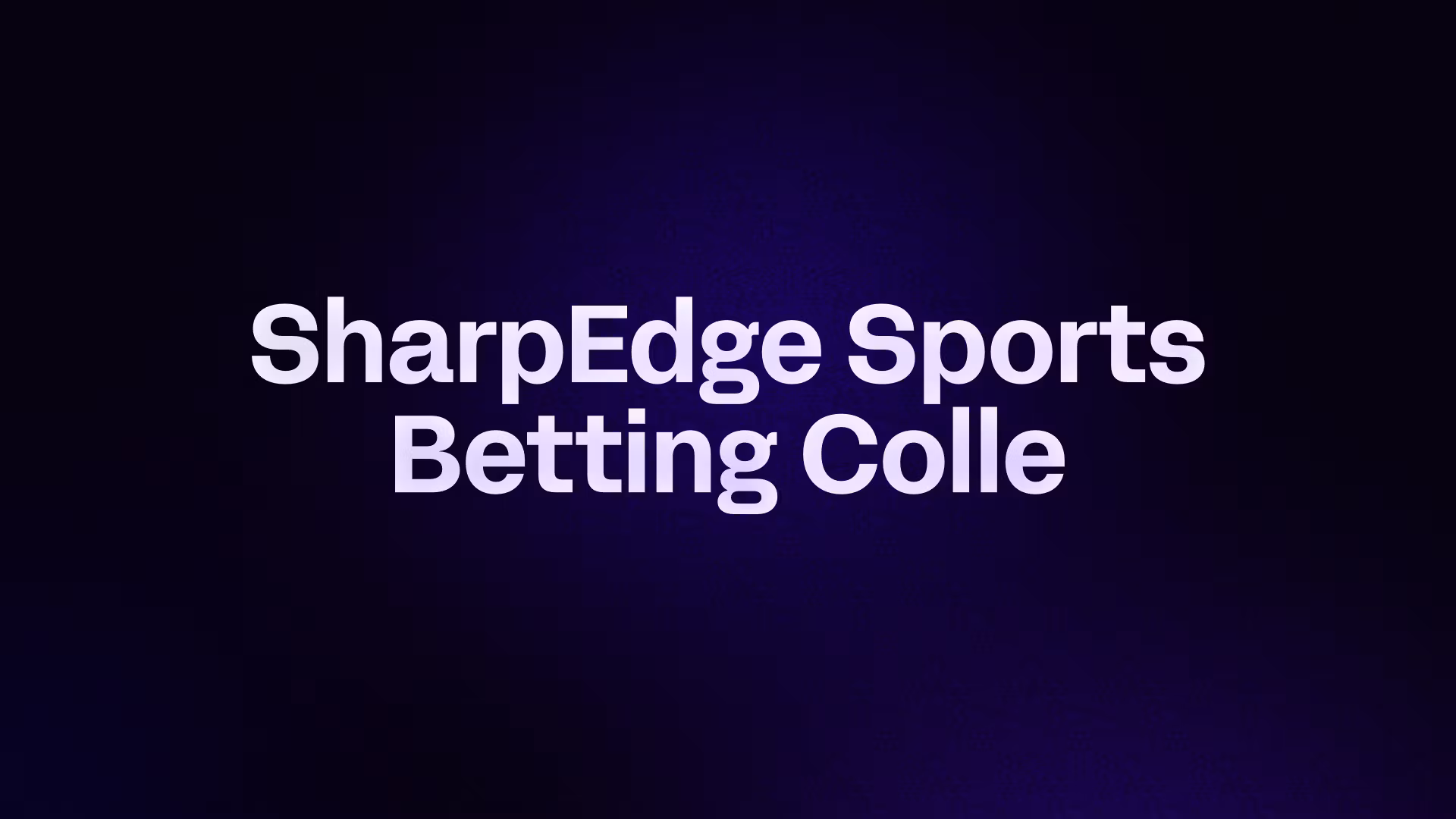 SharpEdge MMA Picks Club