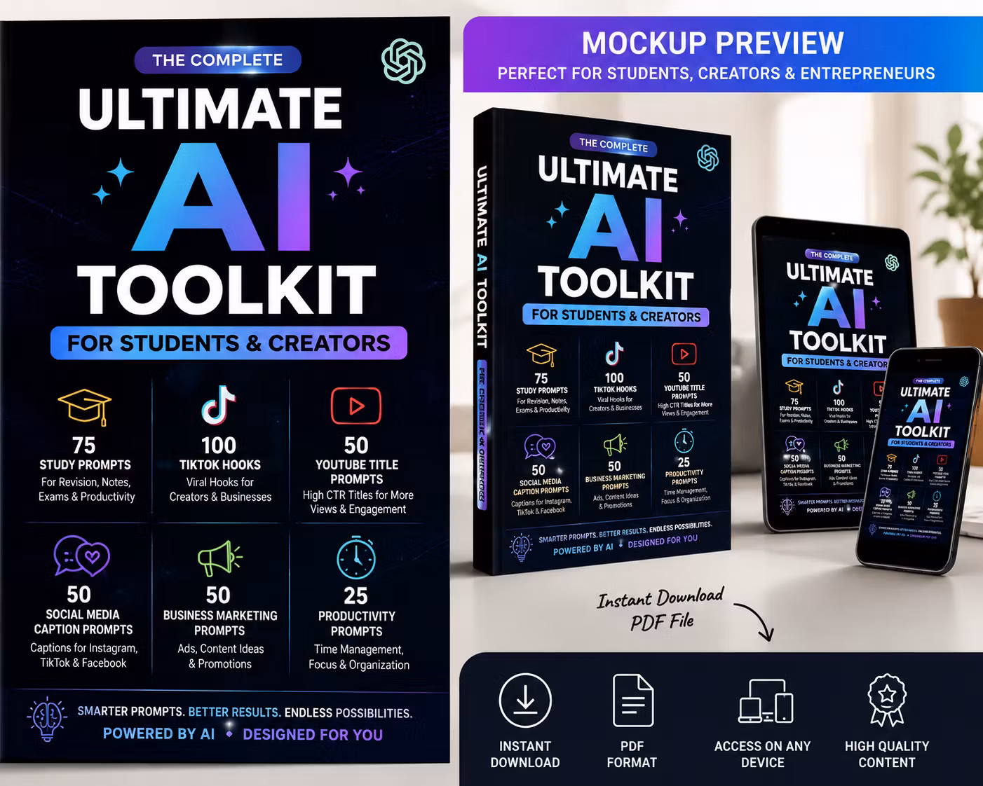 Ultimate AI Toolkit for Students & Creators