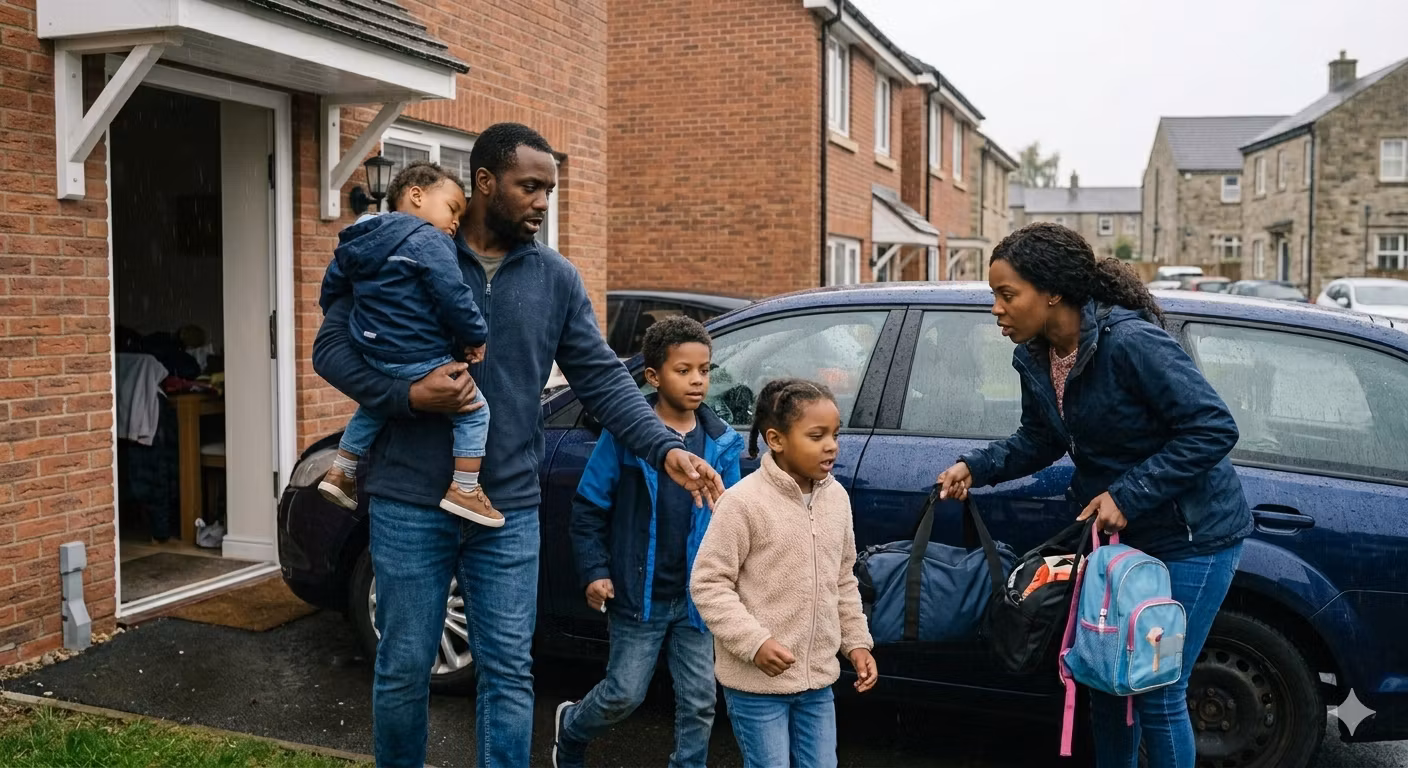 Suburban Families Leaving Home Faster