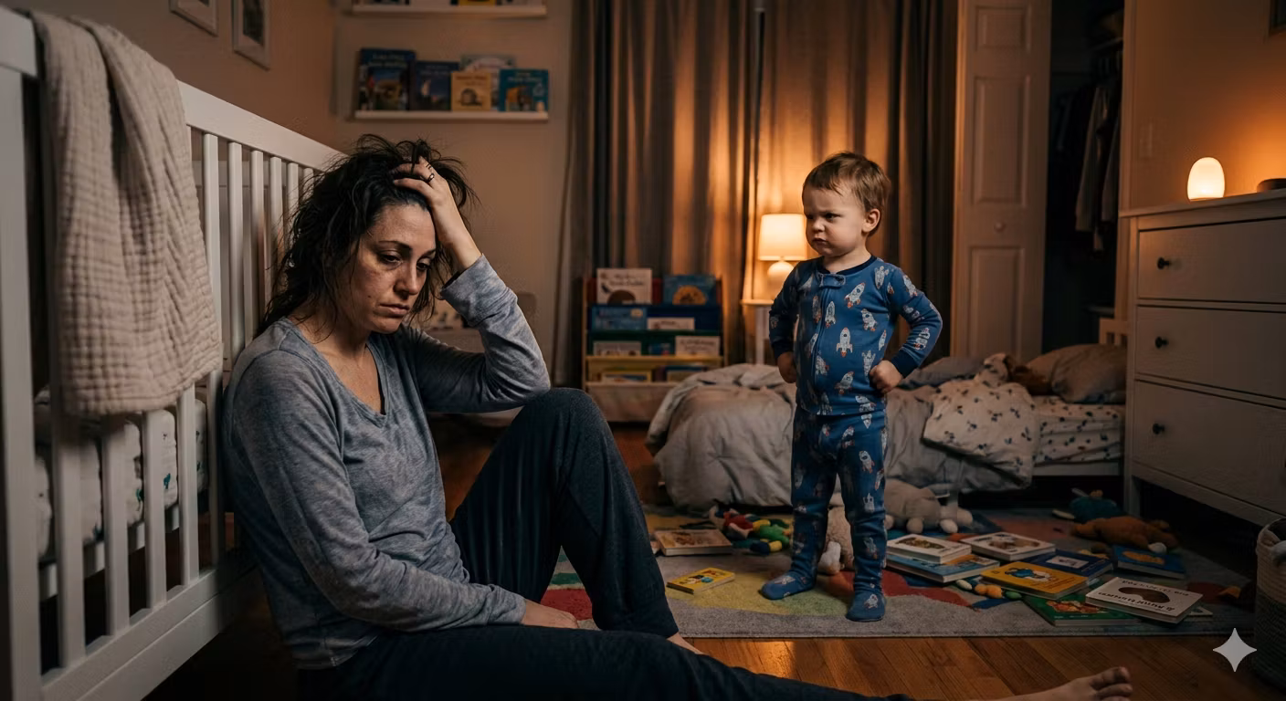 Parents Getting Toddlers Asleep In Their Own Bed Without Return Visits