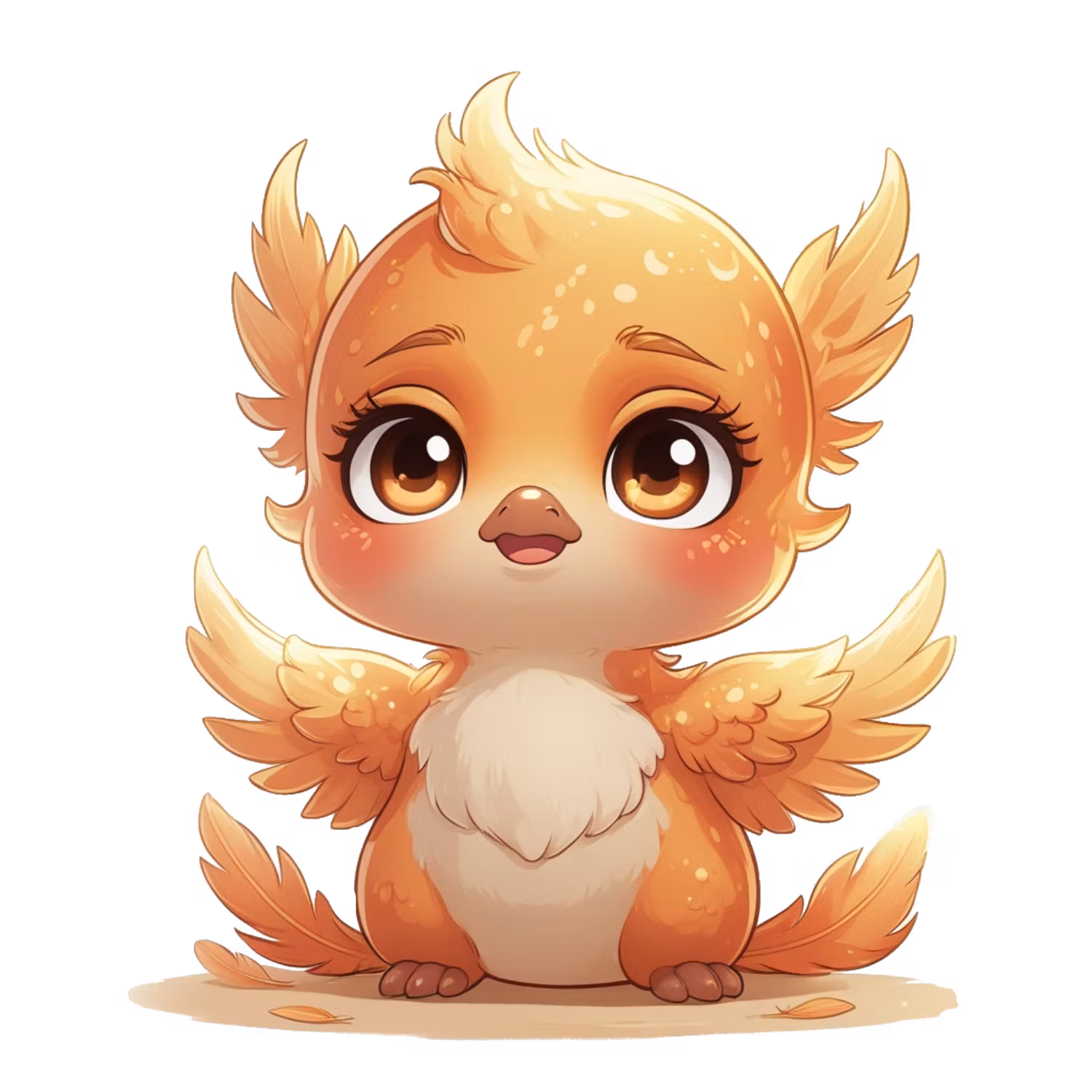 20 Cute Tiny Phoenix Stickers