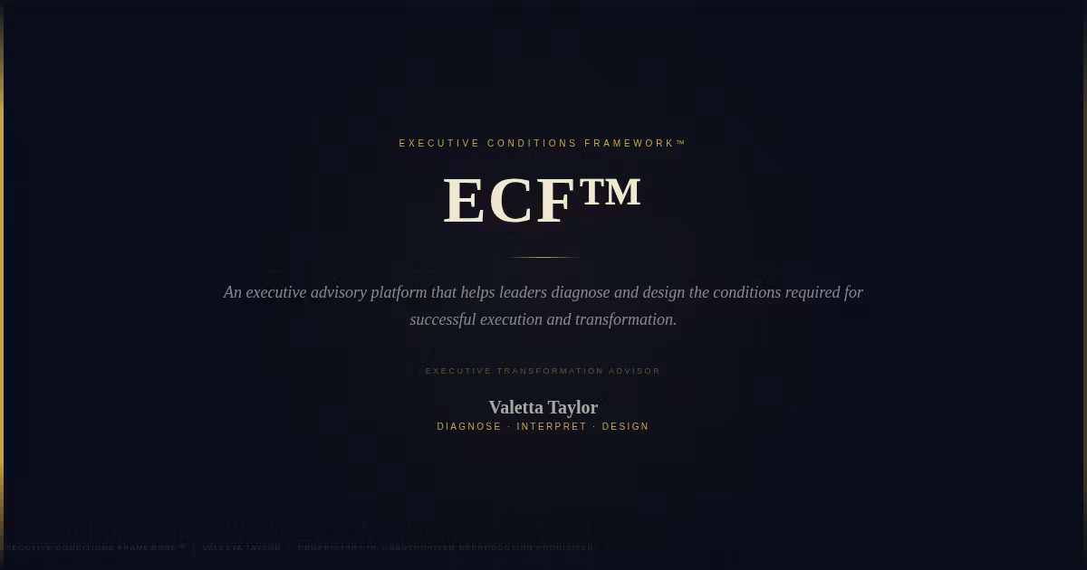 Executive Conditions Framework™