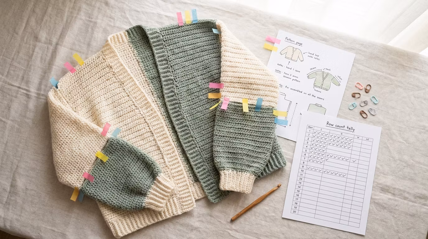 Beginner Crocheters Finishing Wearable Pieces Without Pattern Confusion