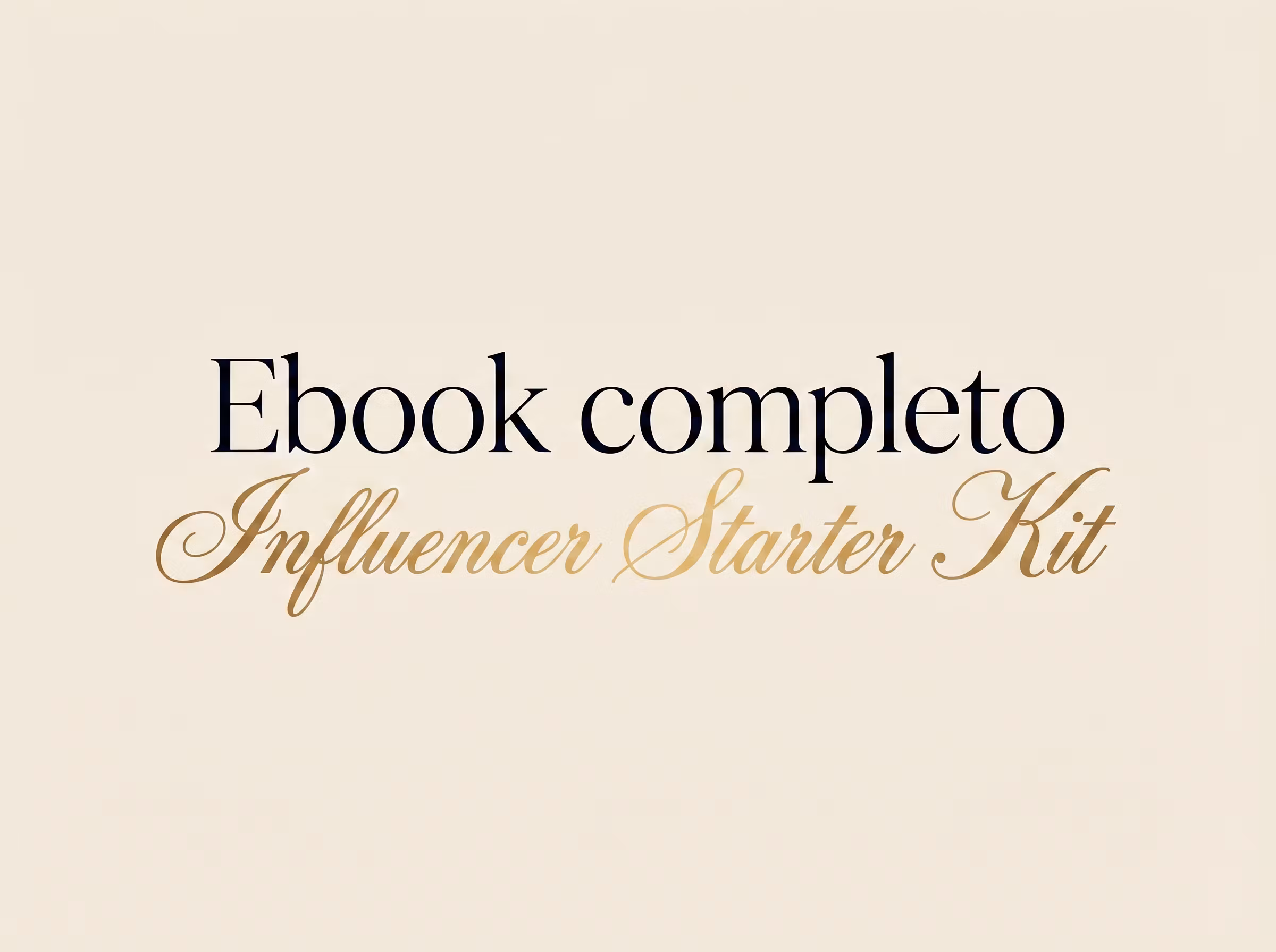 Influencer Starter Kit