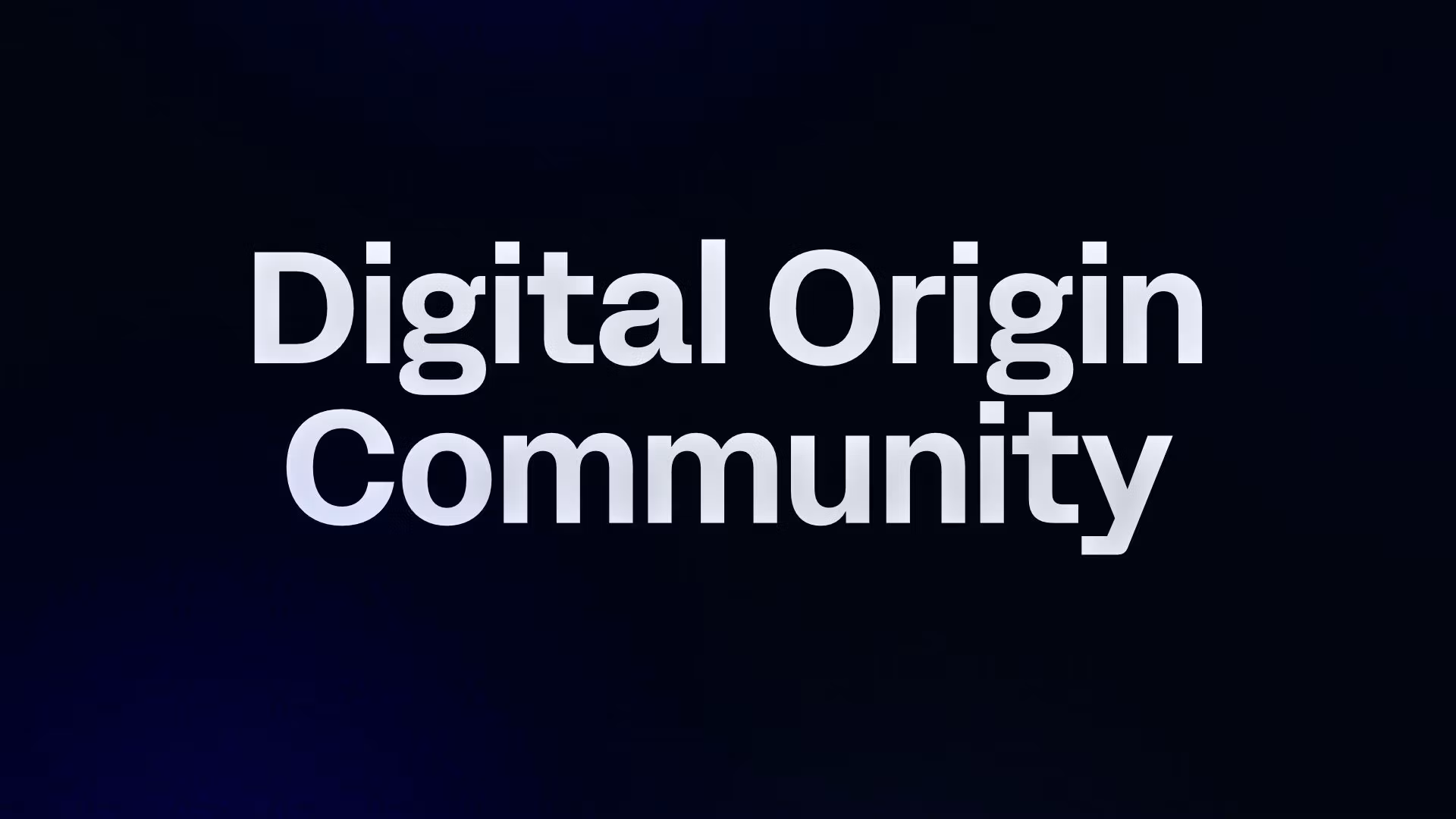 Digital Origin Community