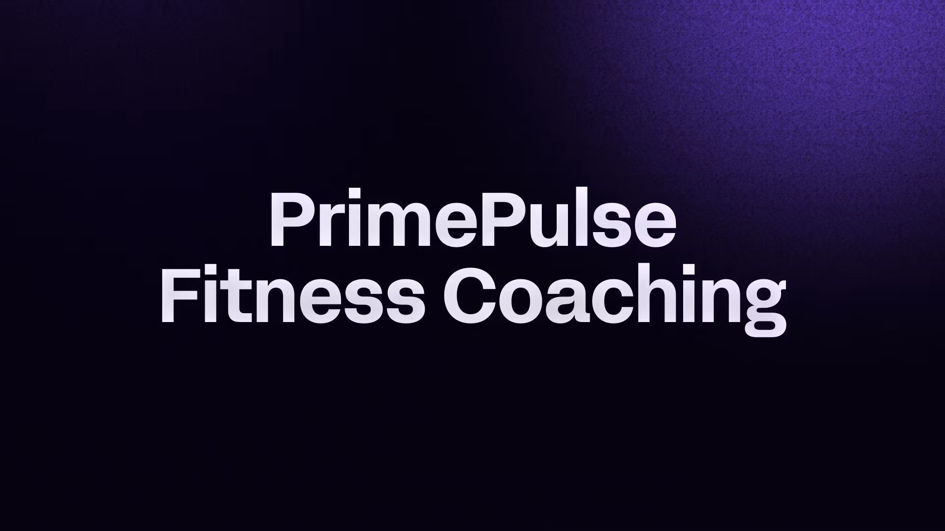 PrimePulse Fitness Coaching