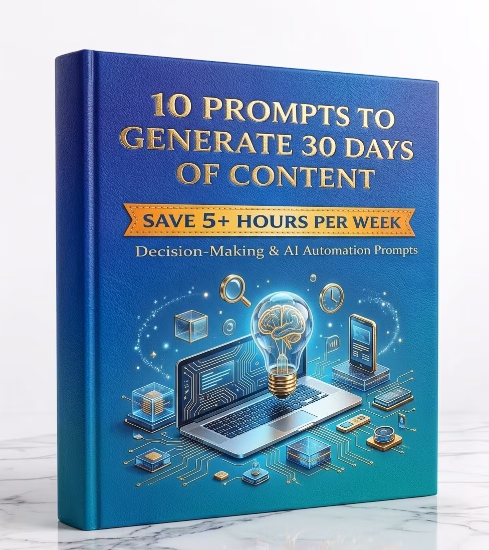10 PROMPTS TO GENERATE 30 DAYS OF CONTENT IN 30 MINUTES