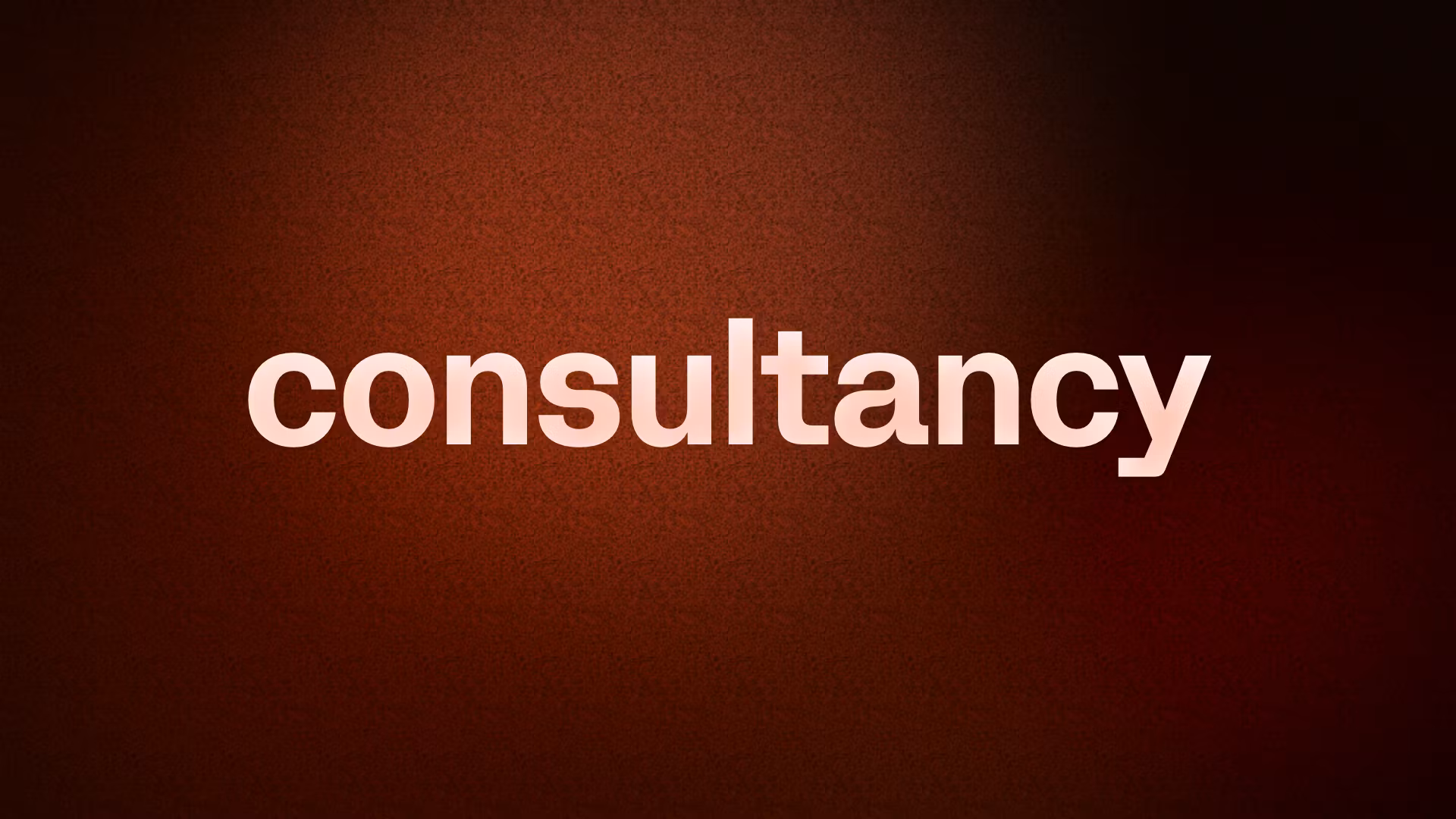 Consultancy 