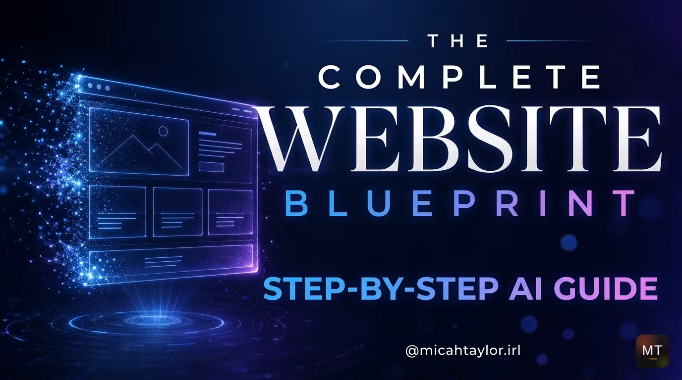 The AI website blueprint
