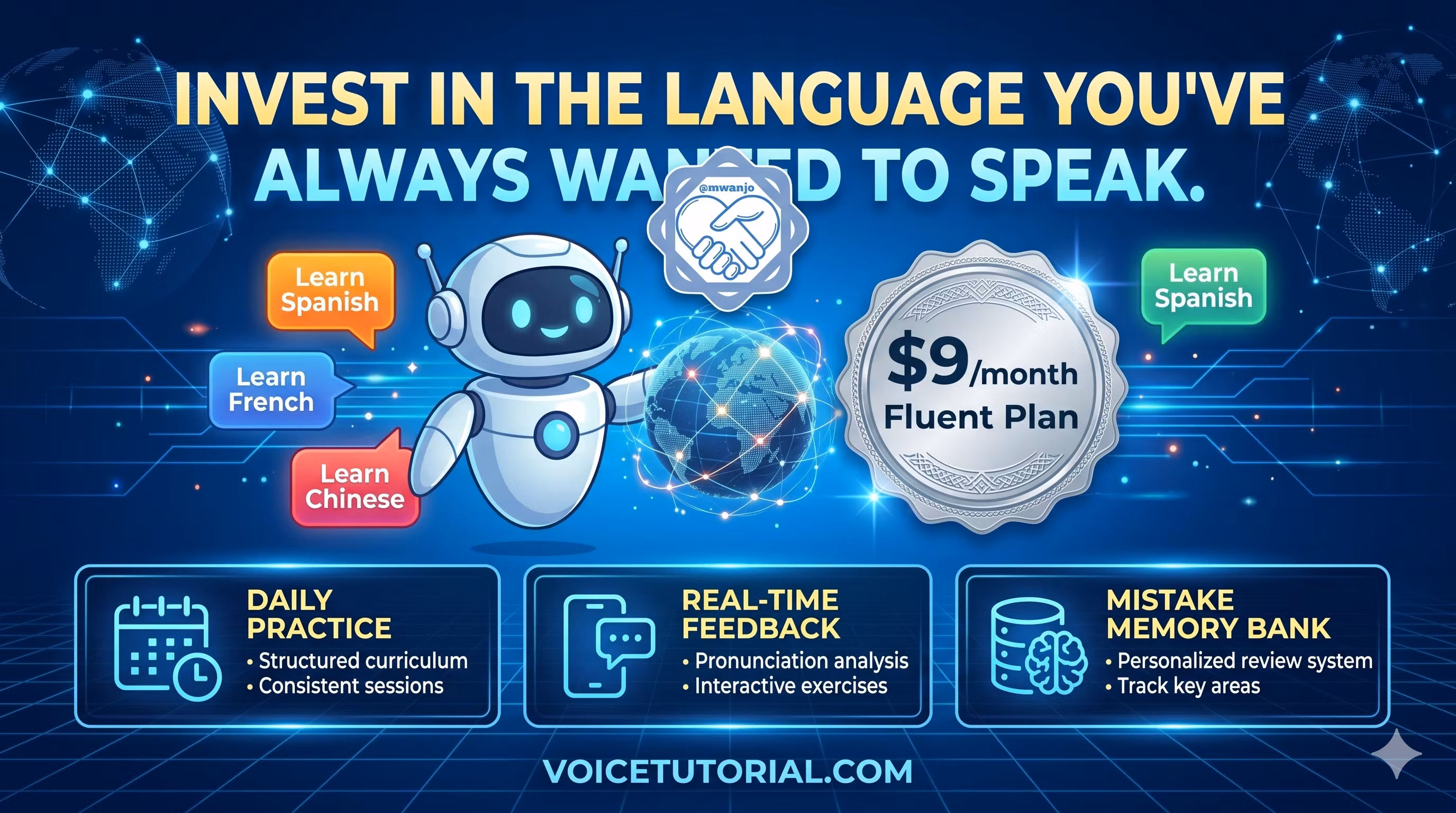 VOICE TUTORIAL FLUENT PLAN $9