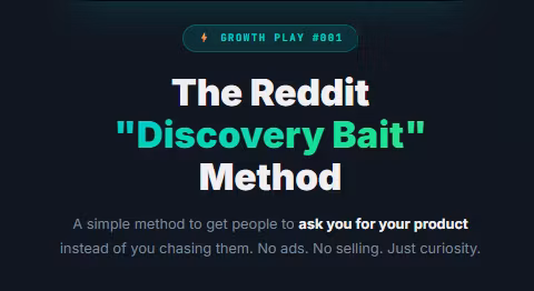  The Growth Vault: Growth Play #001