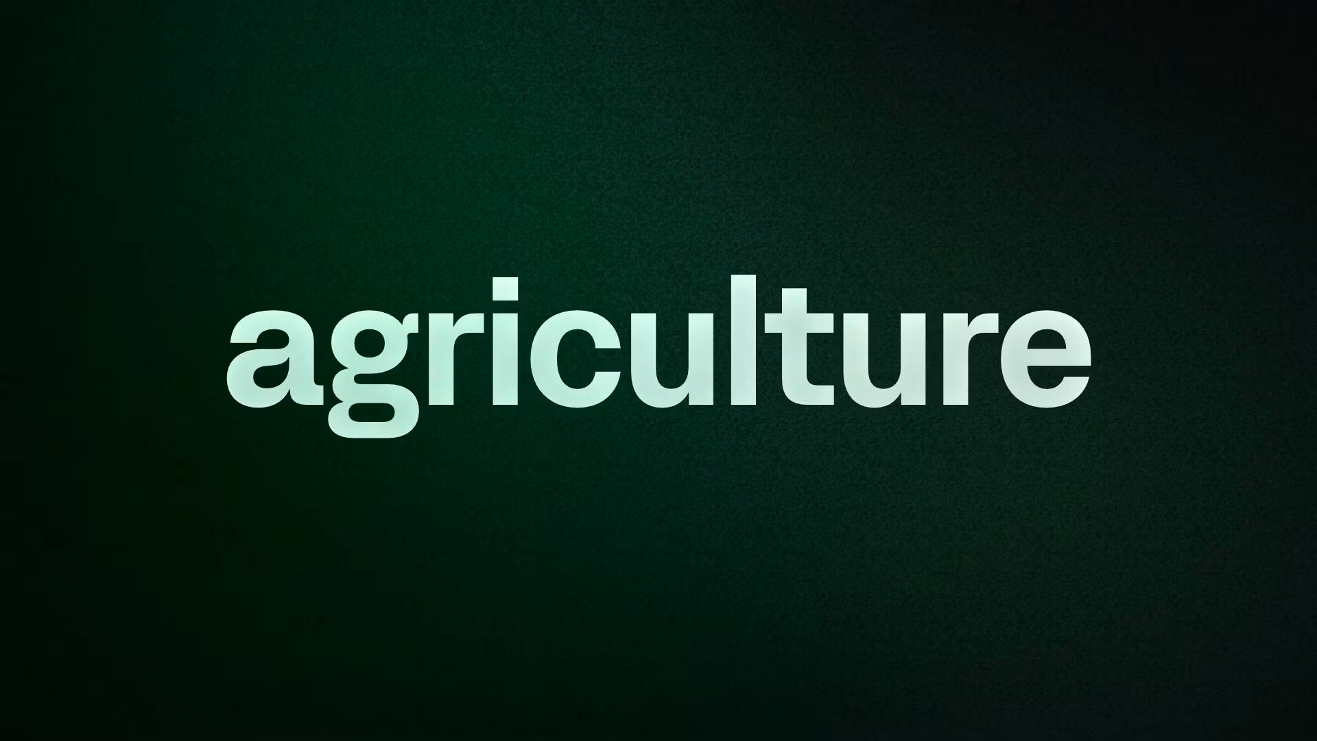 agriculture 