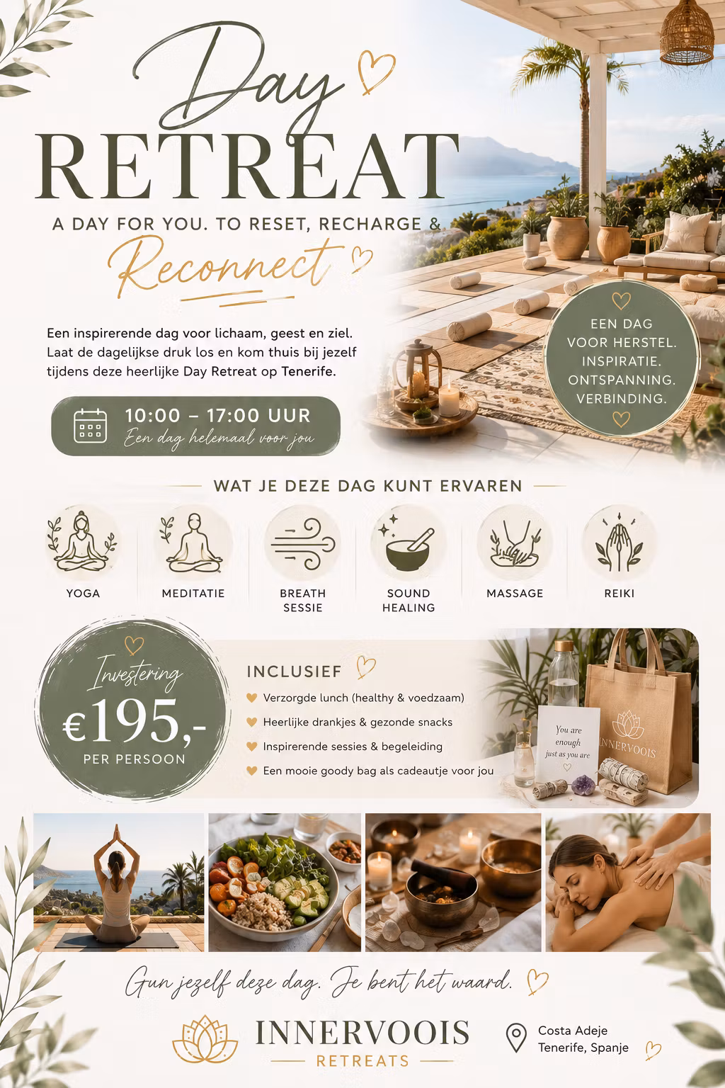 Retreat Tenerife: a day or a half day