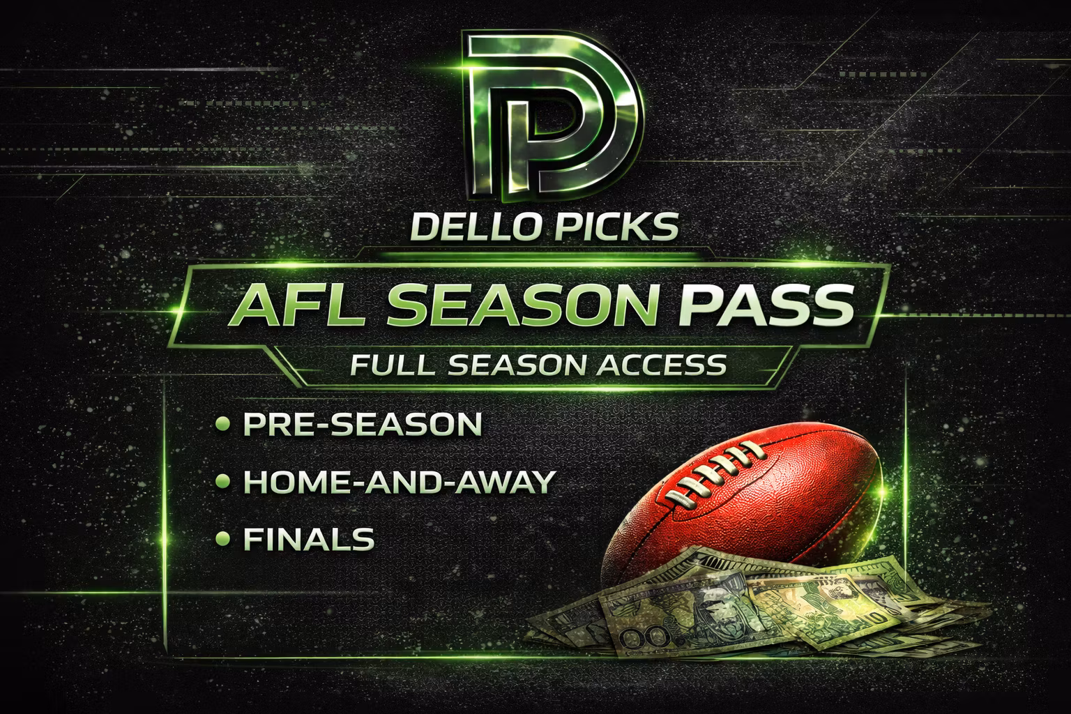 DelloPicks Premium AFL | Season Pass