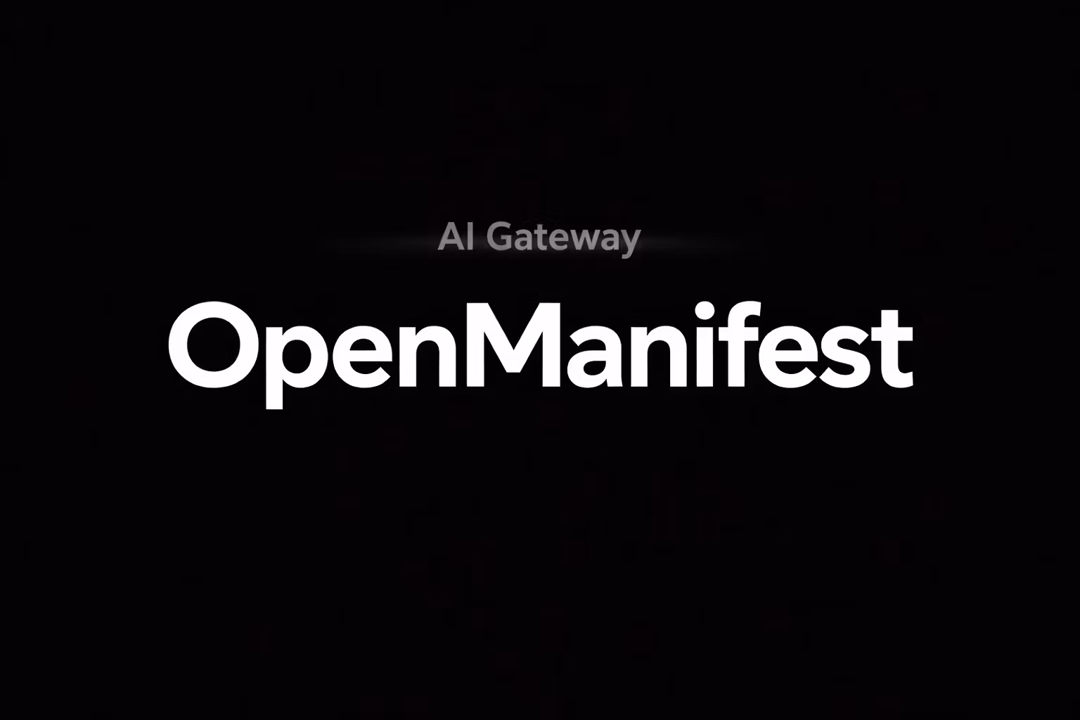 OpenManifest By OpenGateway