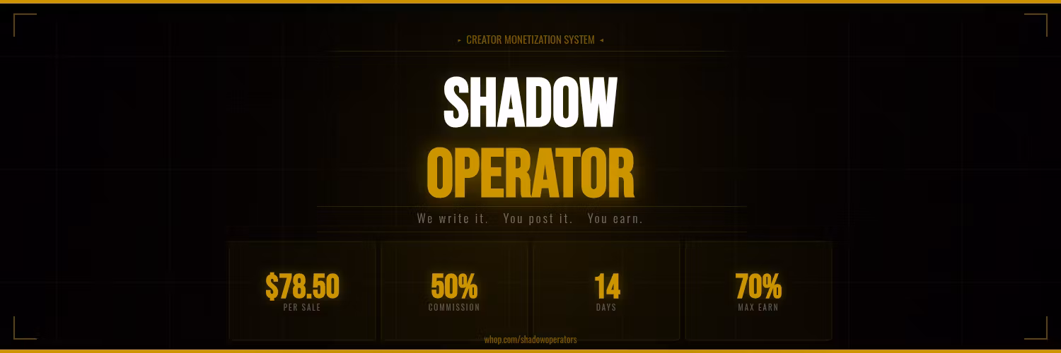 Shadow Operator