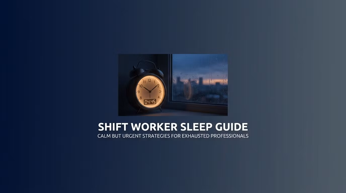 Shift Workers Falling Asleep Without Perfect Schedules