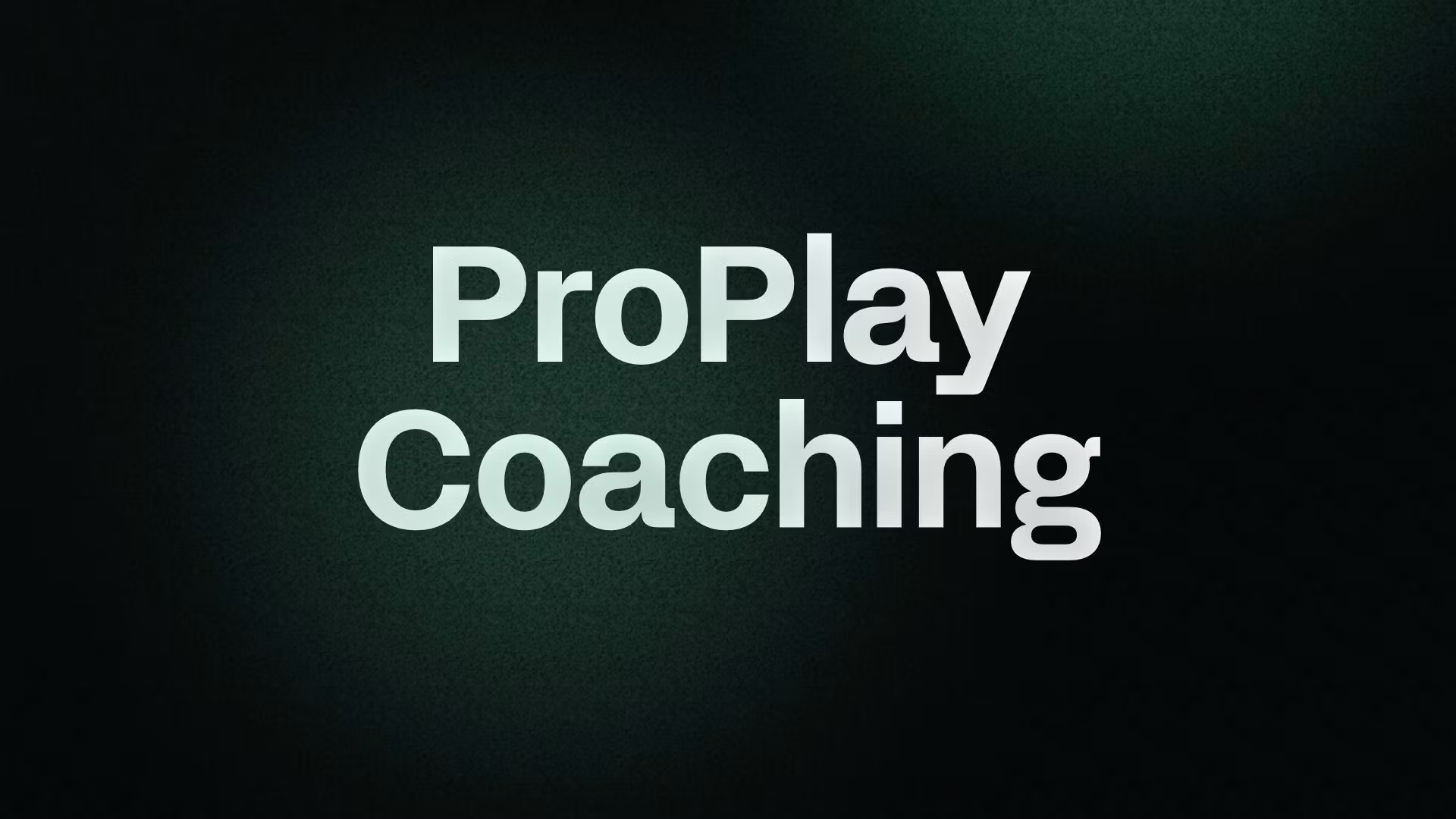 ProPlay Coaching