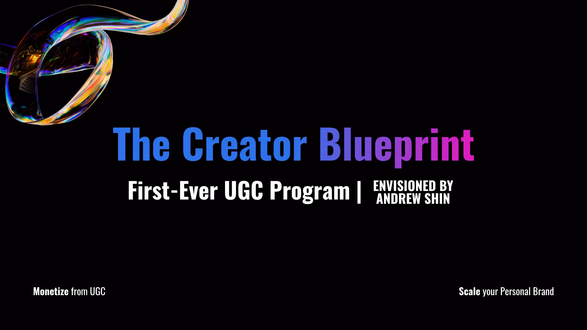 The Creator Blueprint