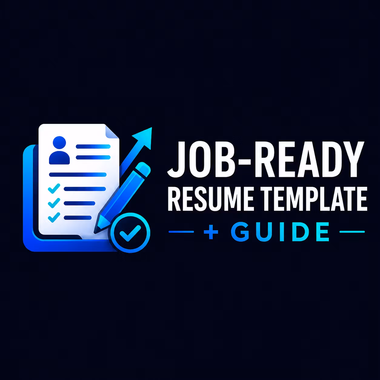 Professional Resume Template + Step-by-Step Guide