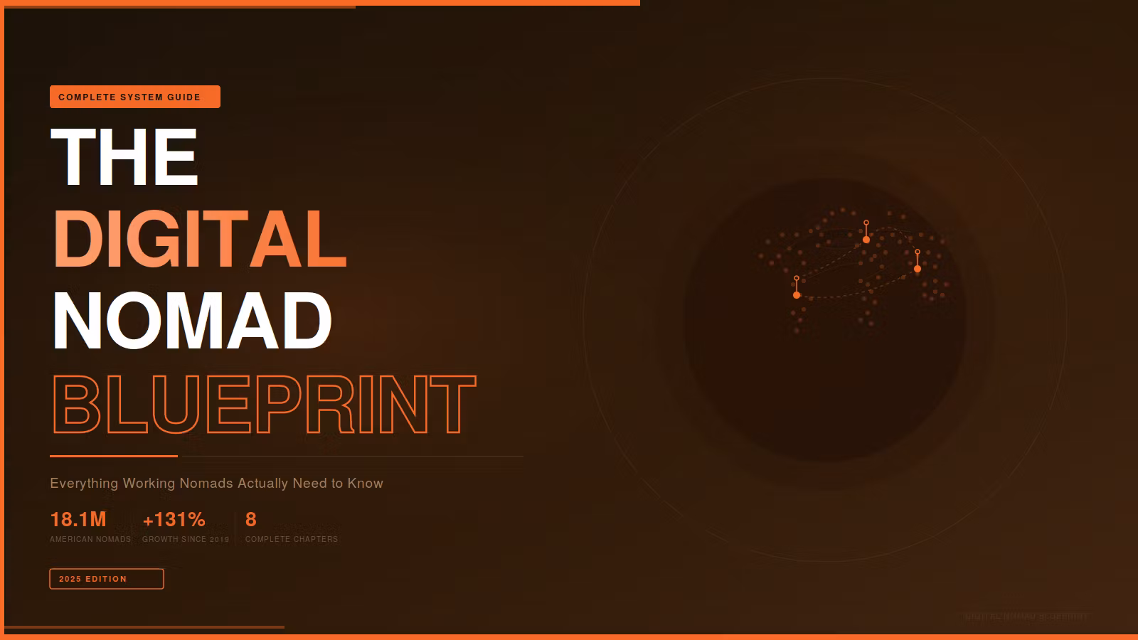 The Digital Nomad Blueprint — Complete Practical System (2025 Edition)
