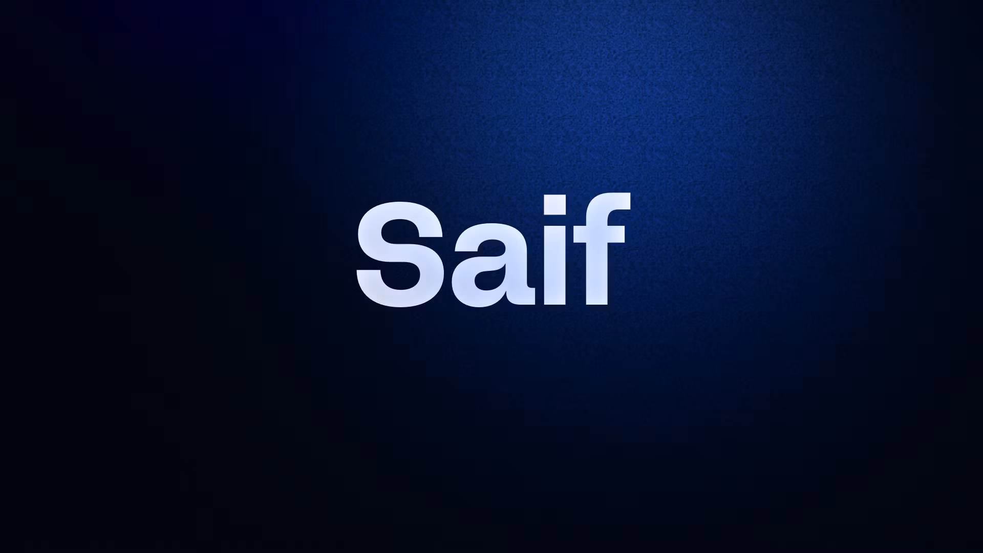 Saif ist für dich da 