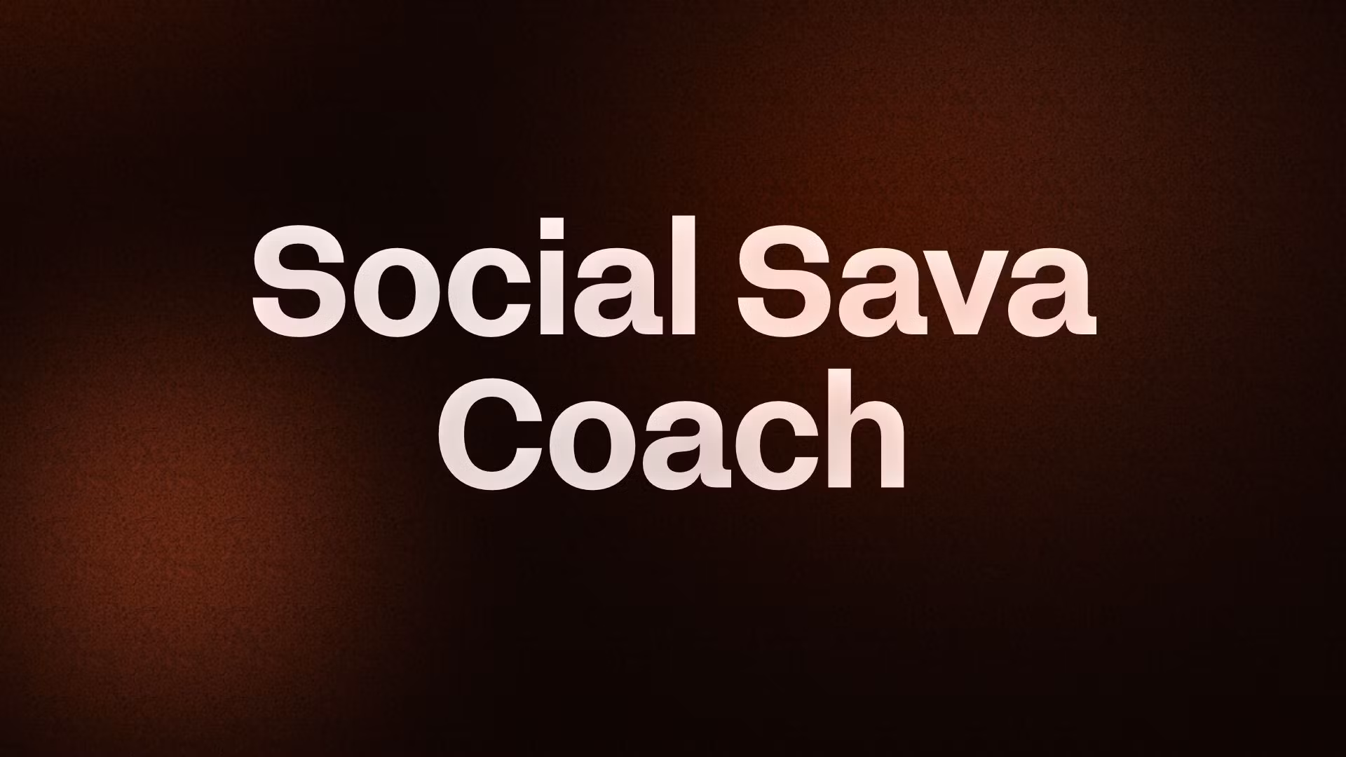Social Sava Coach
