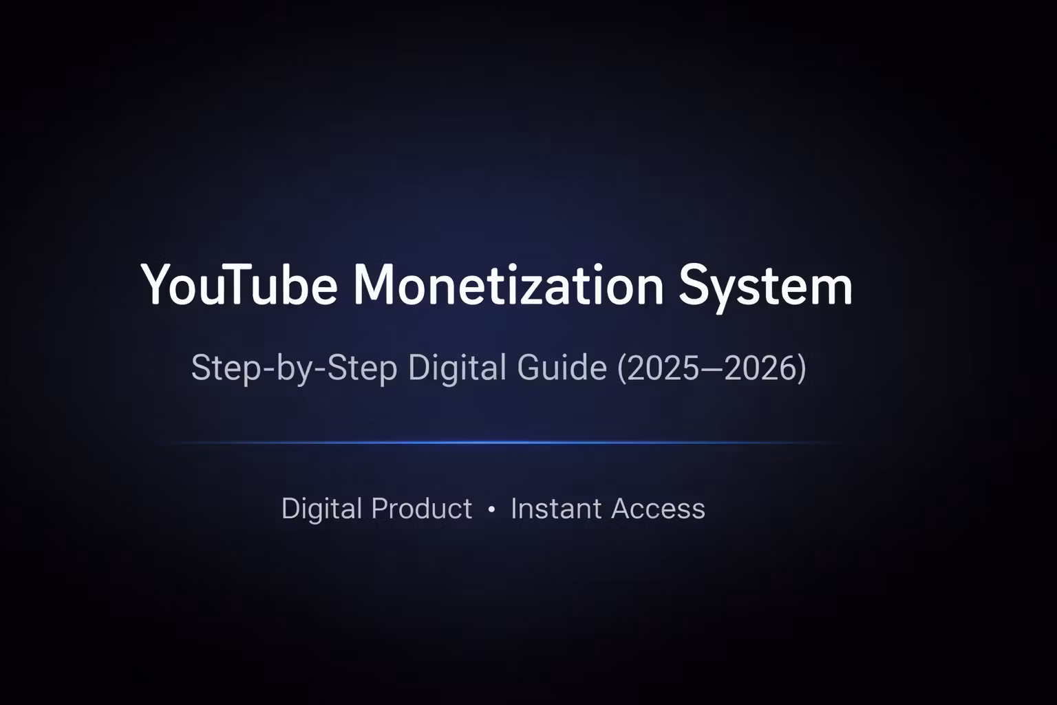 YouTube Monetization System