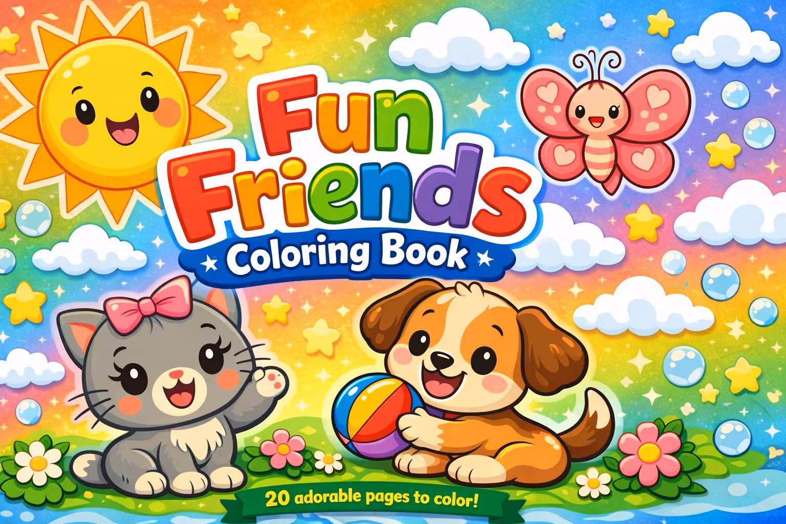 Fun Friends Coloring book