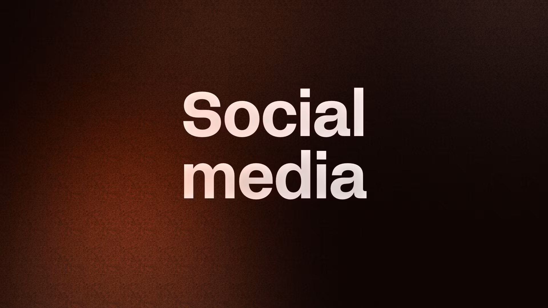 Social media 
