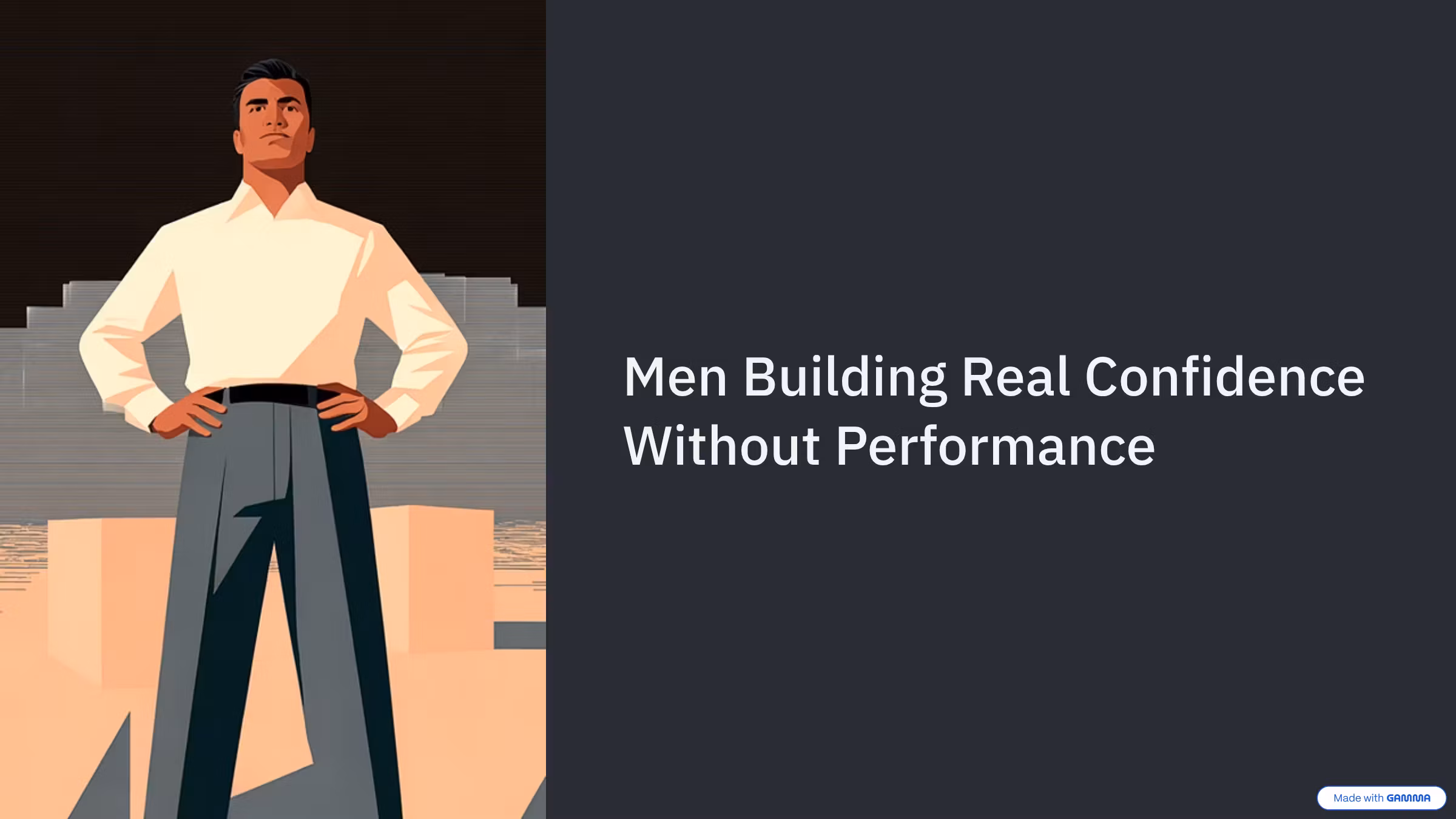 Men Building Real Confidence Without Performance