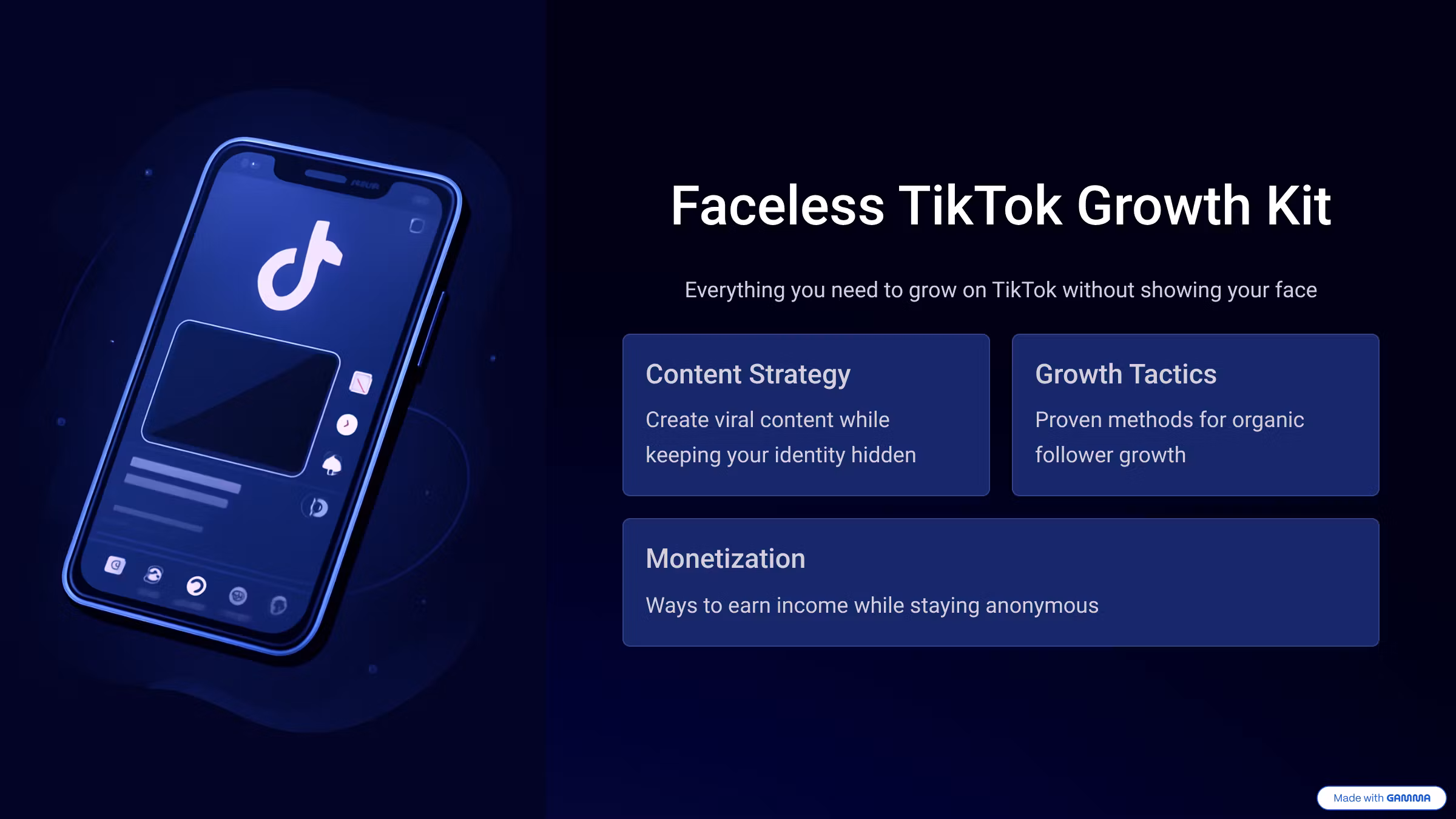 TikTok Growth Tracker for Faceless Creators