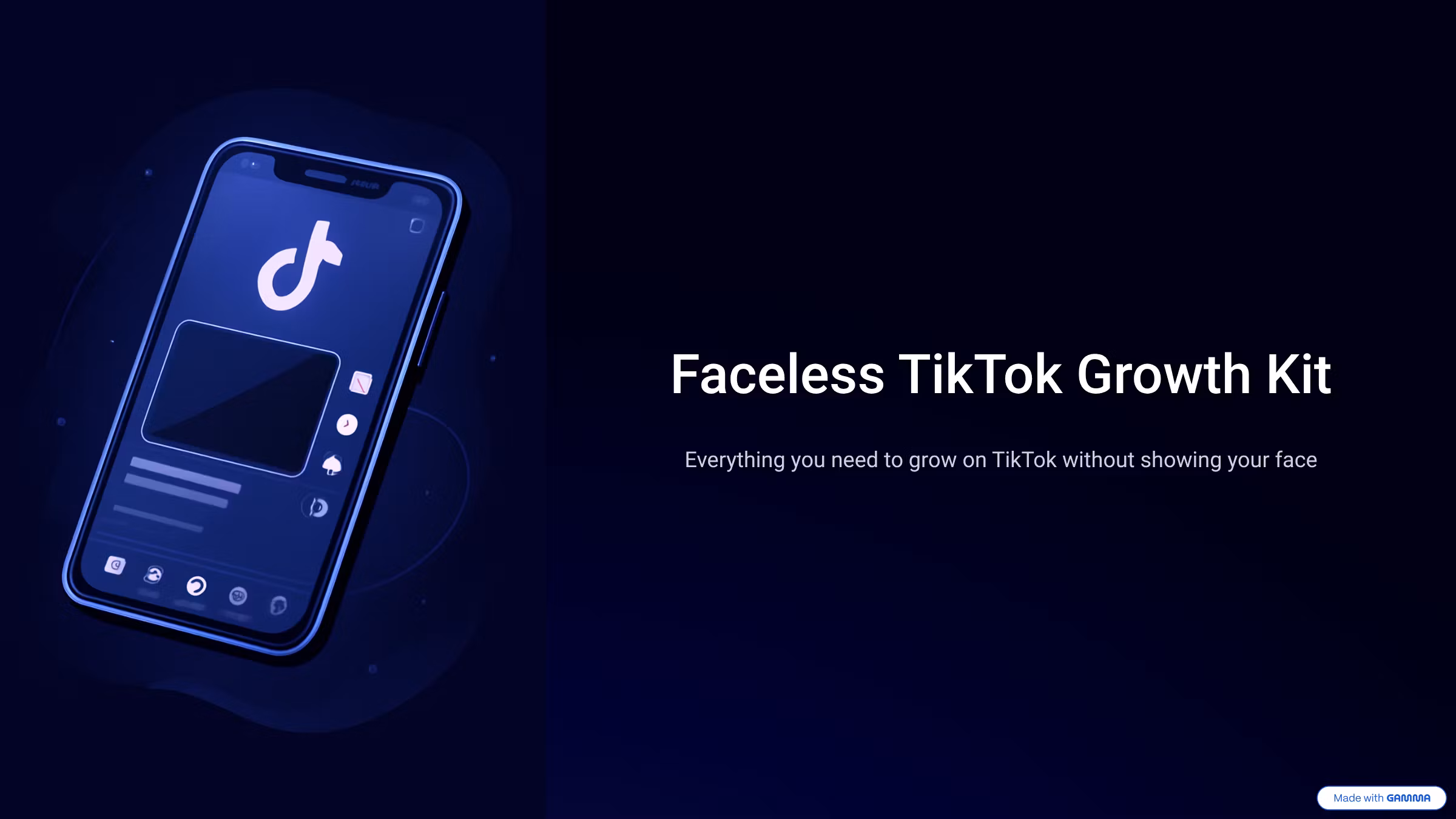 Faceless TikTok Growth Kit