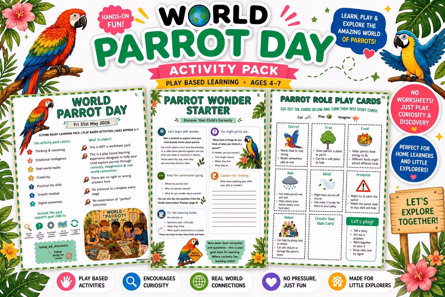 🦜 World Parrot Day Pack