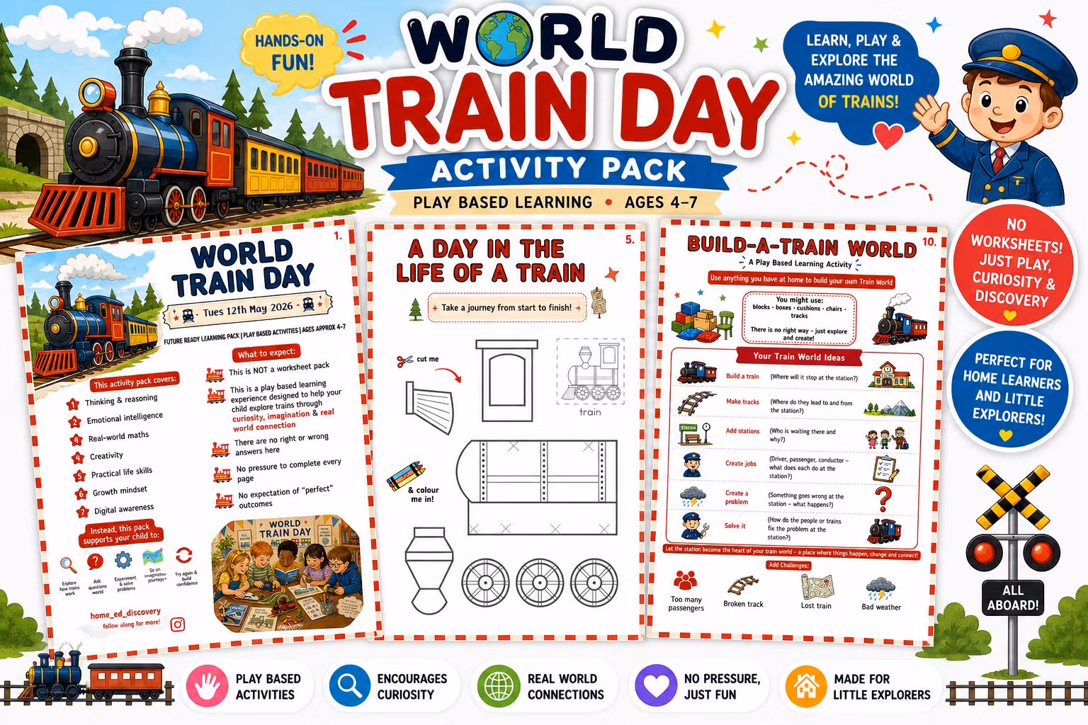 🚂 World Train Day Pack