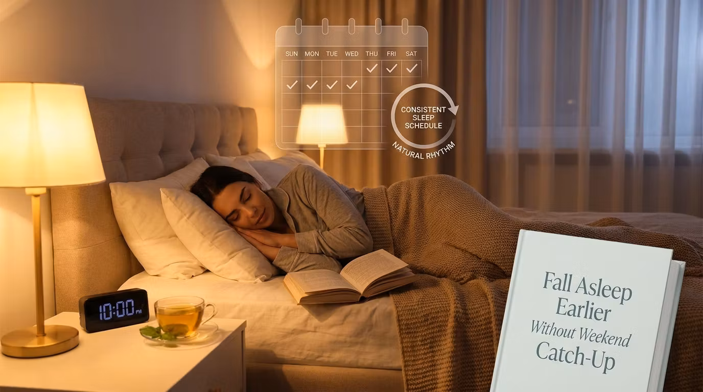 Fall Asleep Earlier Without Weekend Catch-Up