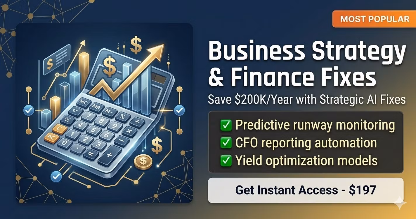 Business Strategy & Finance Fixes - Free Tier | 2 Tools