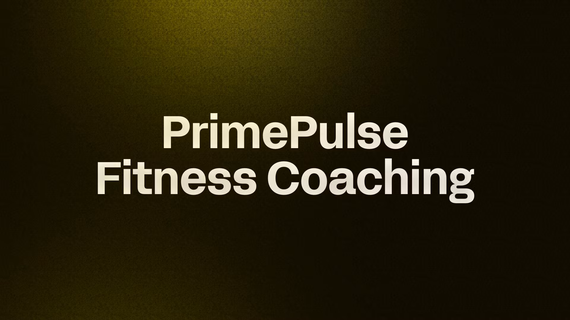 PrimePulse Fitness Coaching