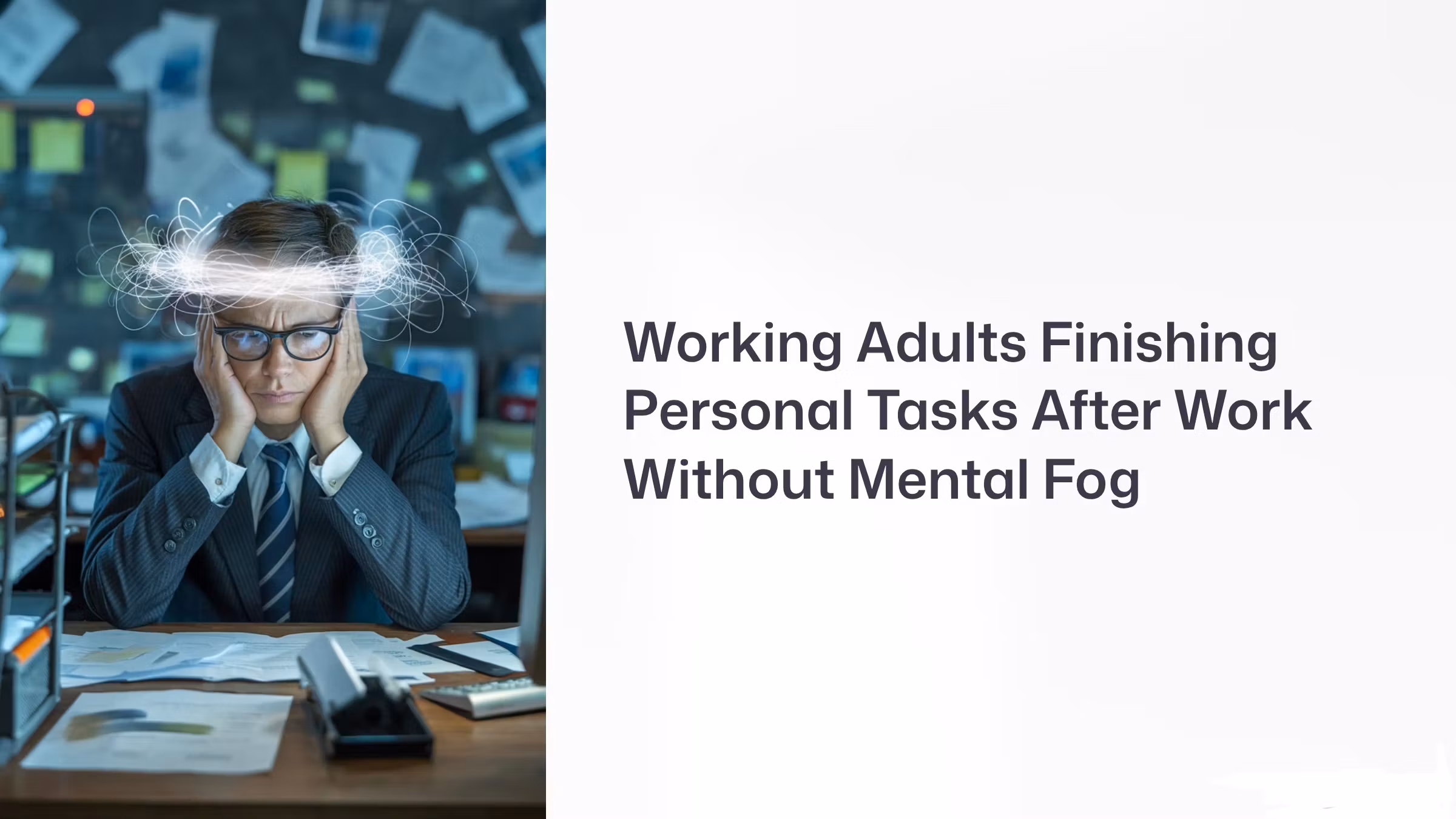 Working Adults Finishing Tasks AfterWork