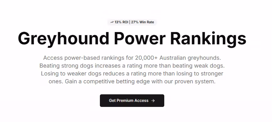 Greyhound Rankings