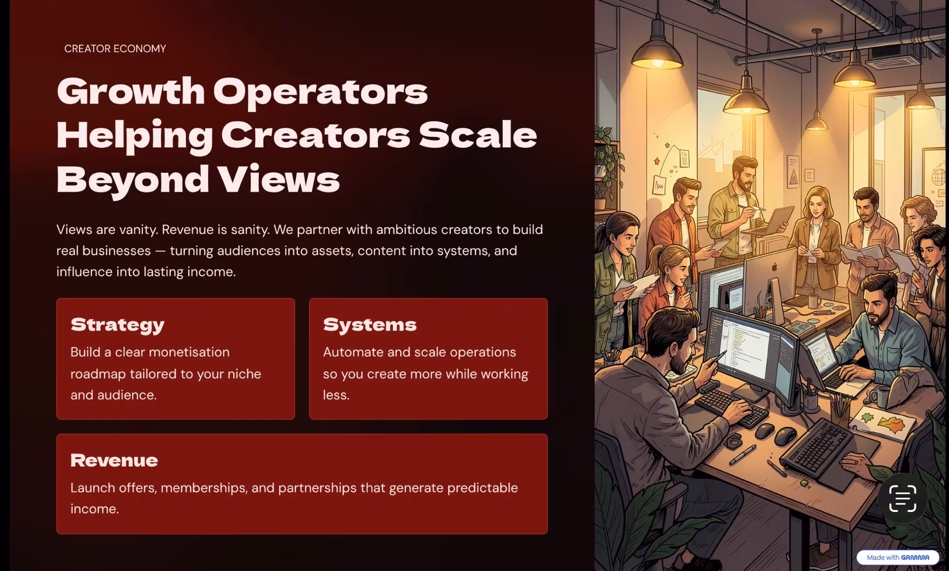 Growth Operators Helping Creators Scale Beyond Views