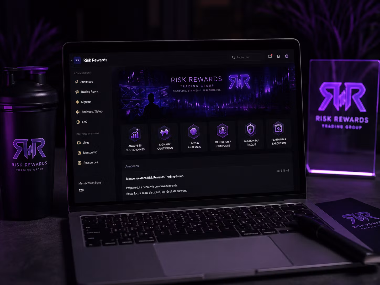 Risk Rewards Trading Group - License Mensuelle