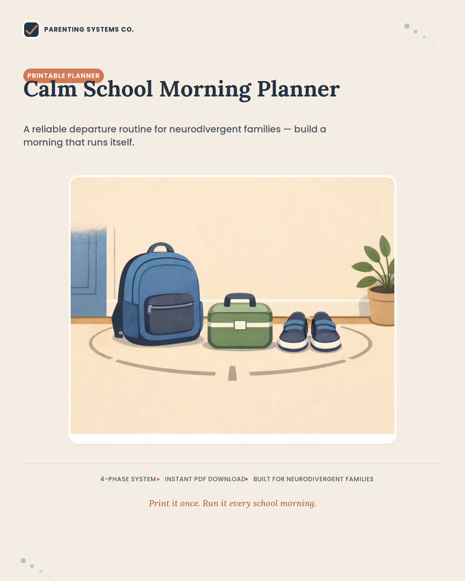 Calm School Morning System