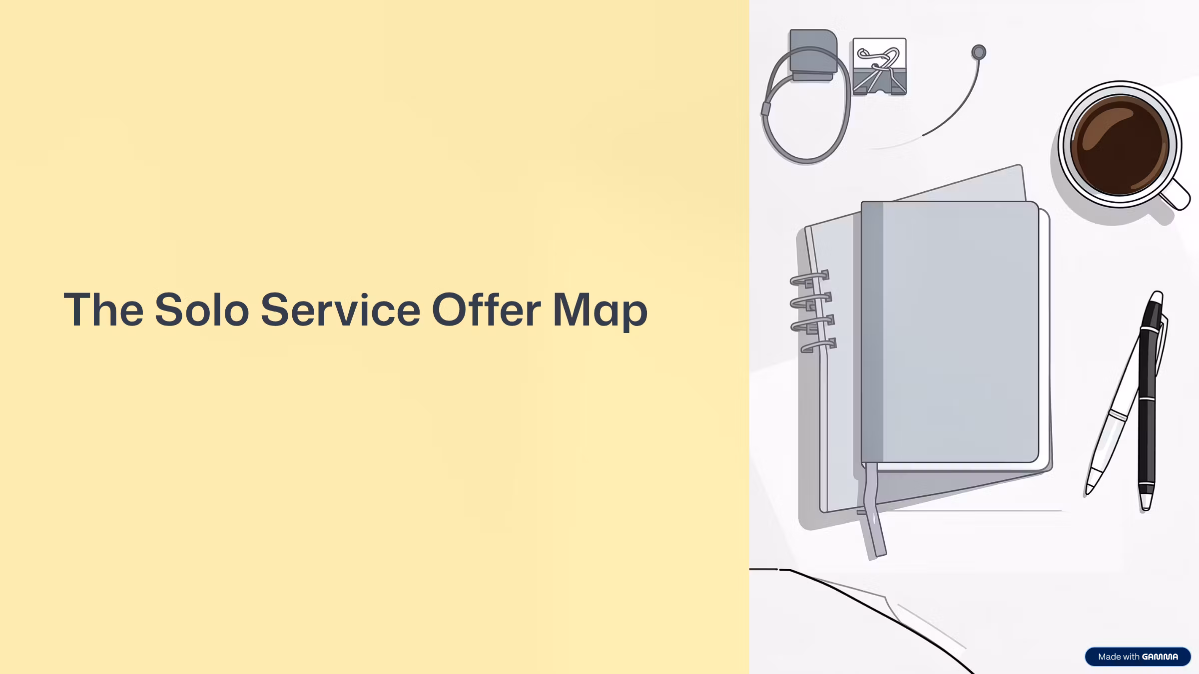 The Solo Service Offer Map