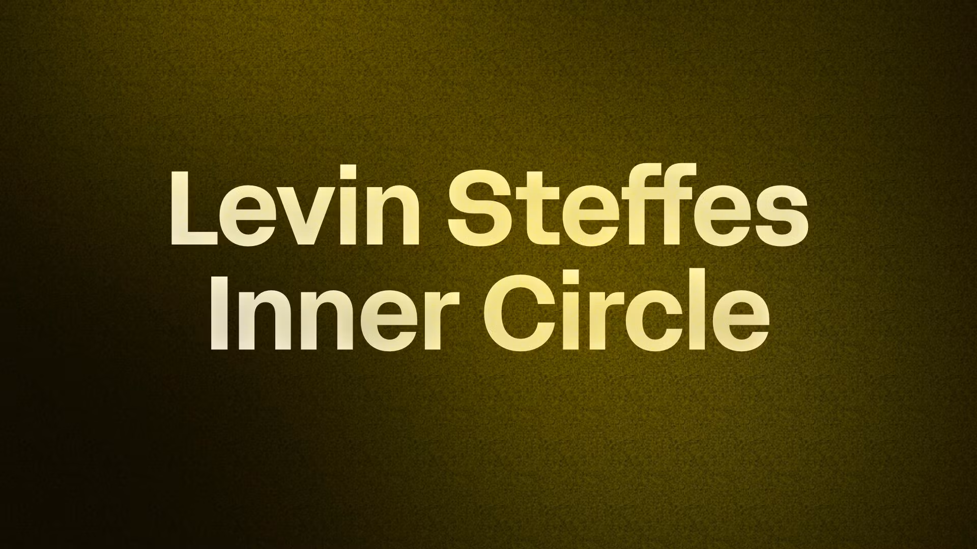 Levin Steffes Inner Circle