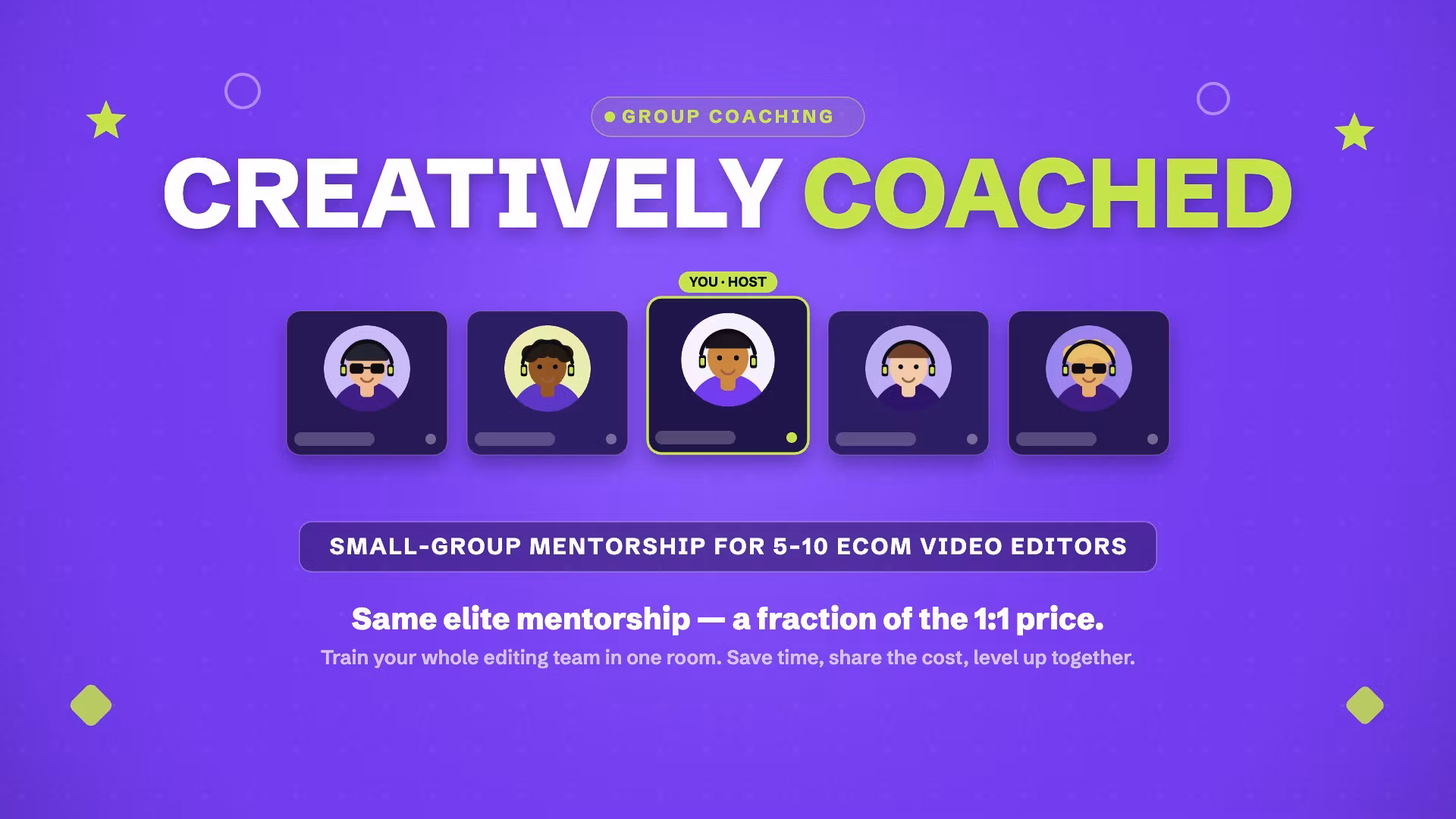Creatively Coached (for brands 🛍️) | Team Mentorship