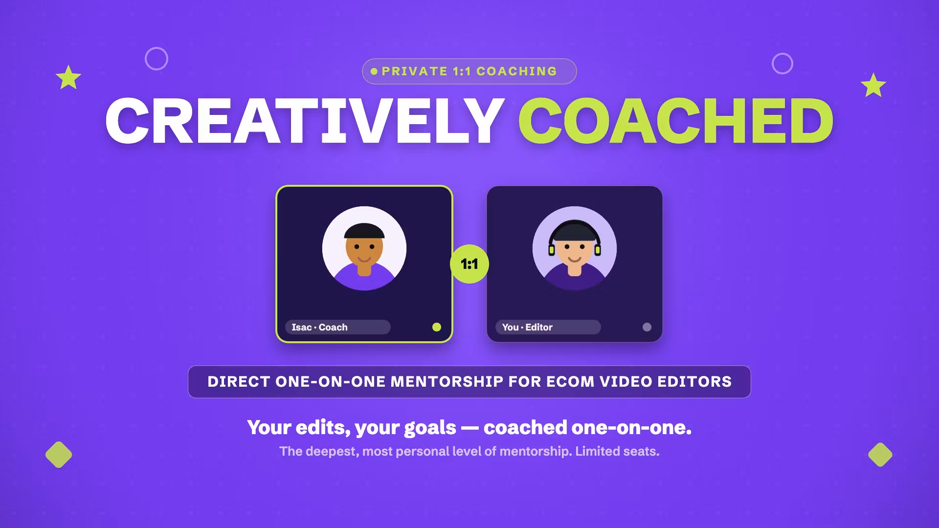 Creatively Coached (for brands 🛍️) | 1:1 Mentorship