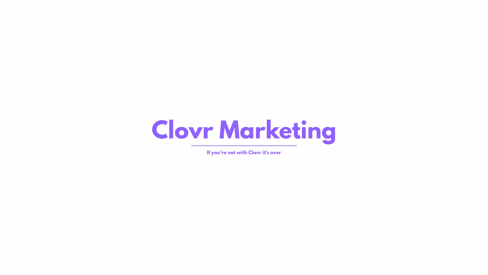 Clovr Growth Operator 101