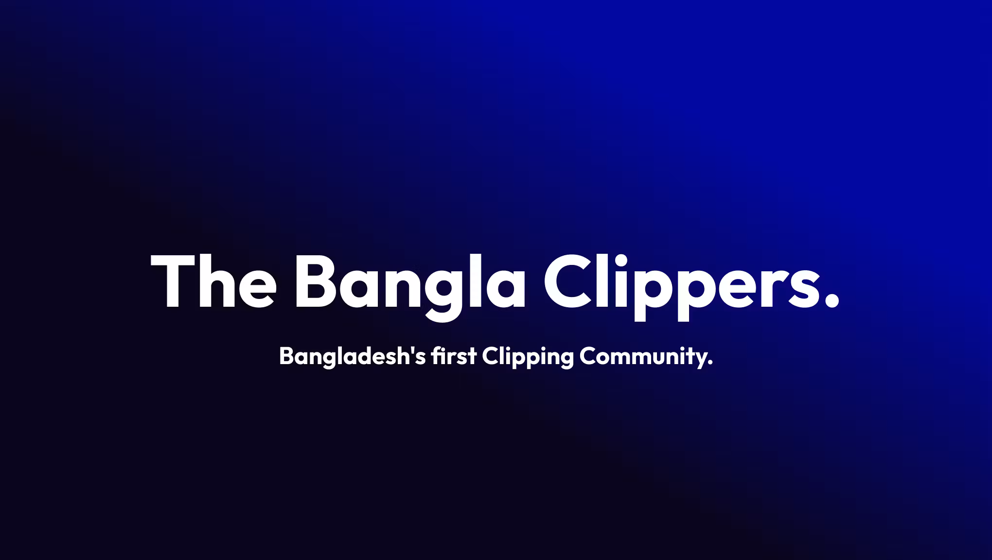 The Bangla Clipper Pro